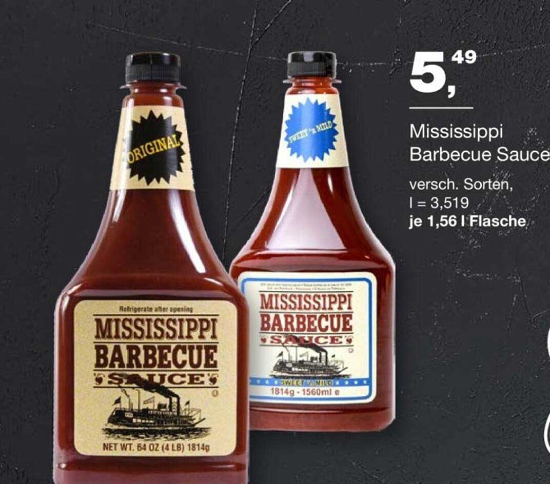 Mississippi Barbecue Sauce - verschiedene Sorten