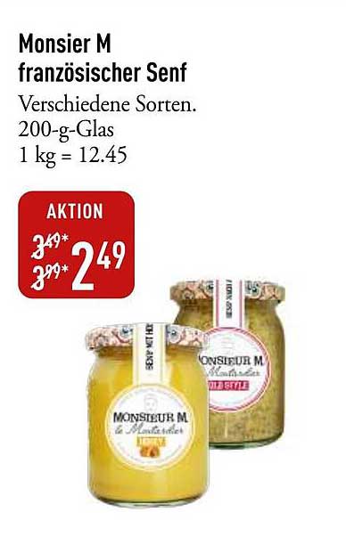 Monsieur M französischer Senf
