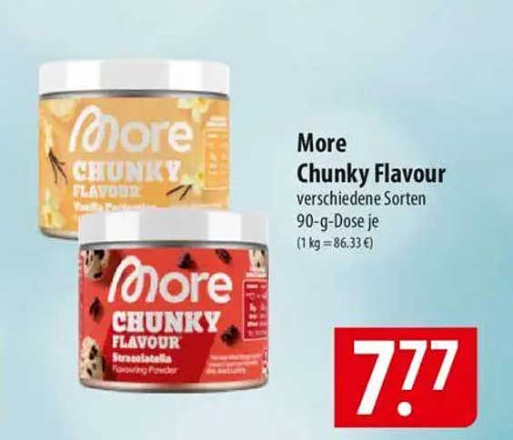 More Chunky Flavour verschiedene Sorten - 90-g-Dose