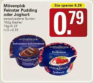 Mövenpick Feinster Pudding oder Joghurt