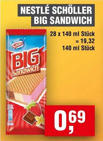 NESTLÉ SCHÖLLER BIG SANDWICH