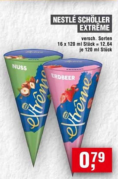 NESTLÉ SCHÖLLER EXTRÊME - Verschiedene Sorten