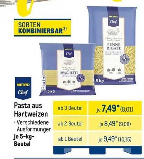 Pasta aus Hartweizen - METRO Chef