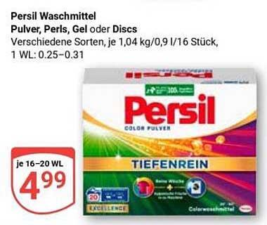 Persil Waschmittel Pulver, Perls, Gel oder Discs
