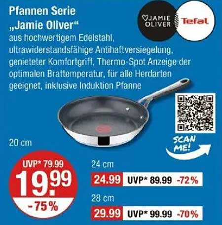 Pfannen Serie „Jamie Oliver“