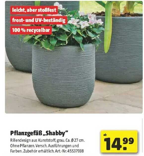 Pflanzgefäß "Shabby"