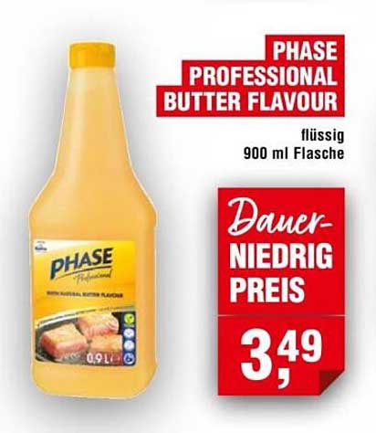 PHASE PROFESSIONAL BUTTER FLAVOUR 900 ml