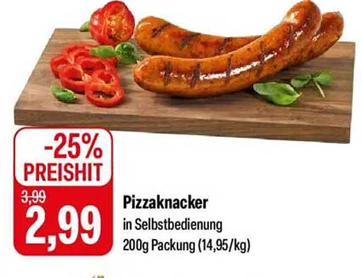 Pizzaknacker in Selbstbedienung, 200g Packung