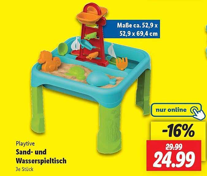 Playtive Sand- und Wasserspieltisch