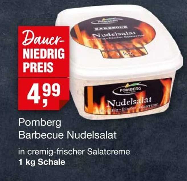 Pomberg Barbecue Nudelsalat in cremig-frischer Salatcreme 1 kg Schale