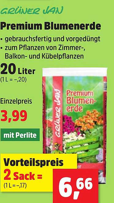 Premium Blumenerde