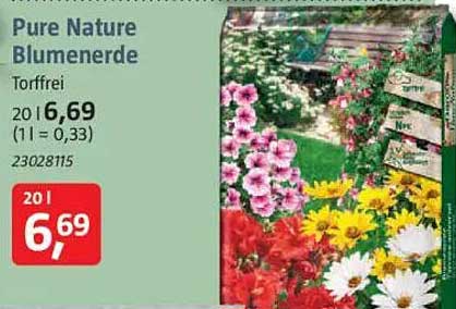 Pure Nature Blumenerde Torffrei