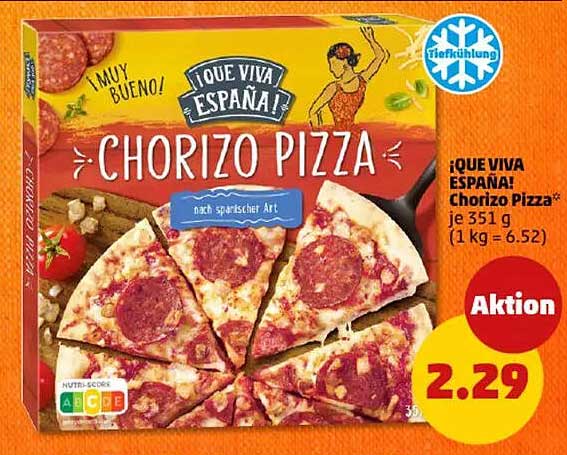 ¡QUE VIVA ESPAÑA! Chorizo Pizza nach spanischer Art