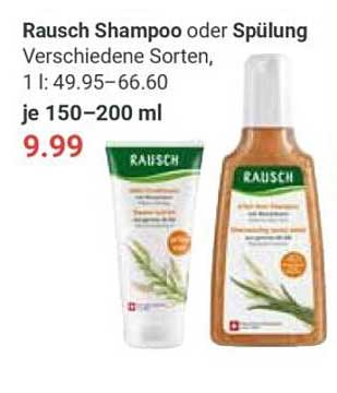 Rausch Shampoo oder Spülung - Verschiedene Sorten