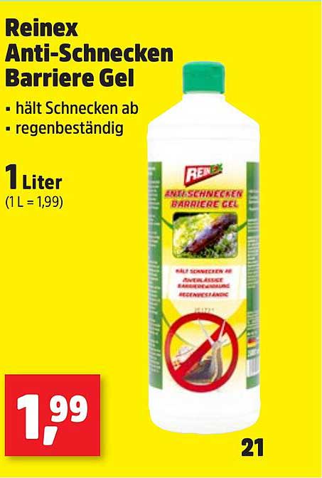 Reinex Anti-Schnecken Barriere Gel