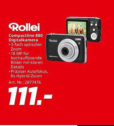 Rollei Compactline 880 Digitalkamera