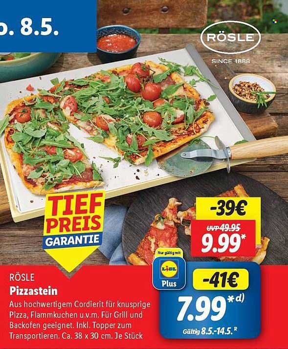 RÖSLE Pizzastein