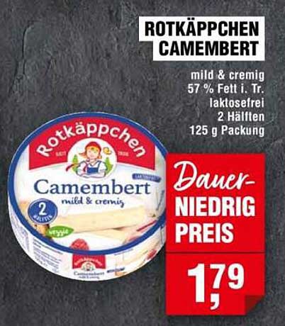 ROTKÄPPCHEN CAMEMBERT mild & cremig 125 g