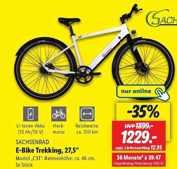 Sachsenrad E-Bike Trekking, 27,5"