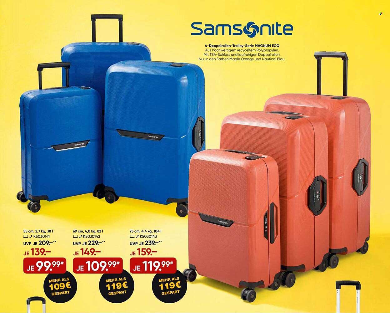 Samsonite 4-Doppelrollen-Trolley-Serie MAGNUM ECO
