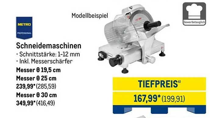Schneidemaschinen für Profis - METRO Angebot