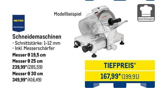 Schneidemaschinen für Profis und Hobbyköche