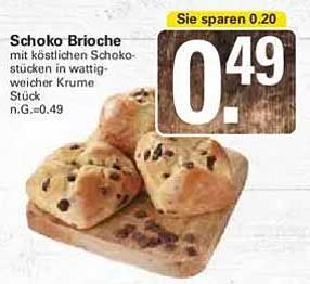Schoko Brioche mit köstlichen Schoko-Stücken