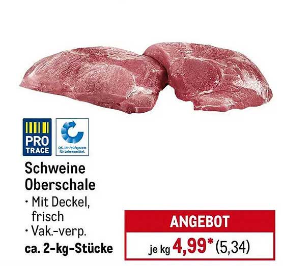 Schweine Oberschale – Frisch und Lecker