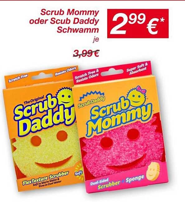 Scrub Mommy oder Scrub Daddy Schwamm je