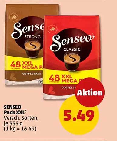SENSEO Pads XXL – verschiedene Sorten