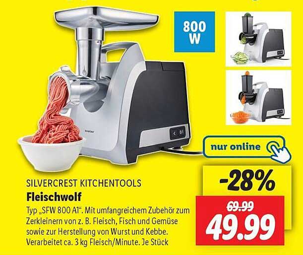 SILVERCREST KITCHENTOOLS Fleischwolf