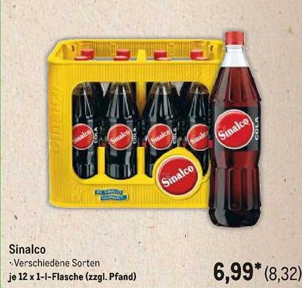 Sinalco - Verschiedene Sorten 12 x 1-l-Flasche (zzgl. Pfand)