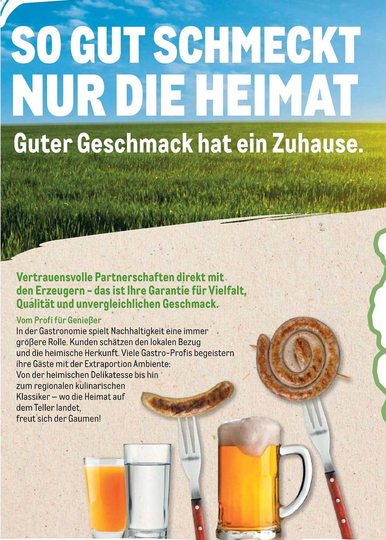 SO GUT SCHMECKT NUR DIE HEIMAT