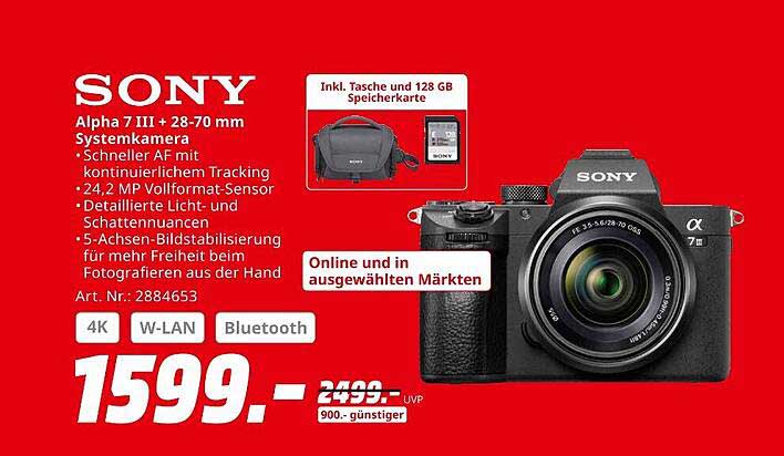 SONY Alpha 7 III + 28-70 mm Systemkamera