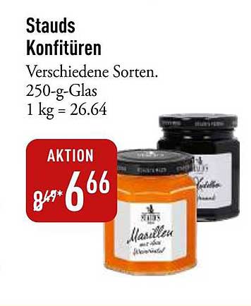 Staud's Konfitüren - Verschiedene Sorten, 250-g-Glas