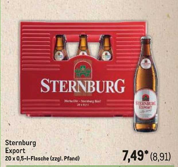 Sternburg Export 20 x 0,5 l-Flasche