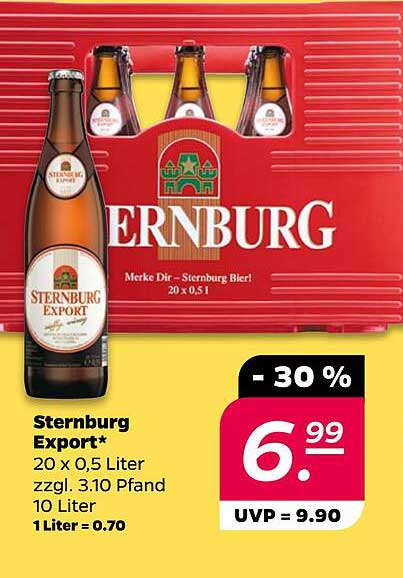 Sternburg Export 20 x 0,5 Liter