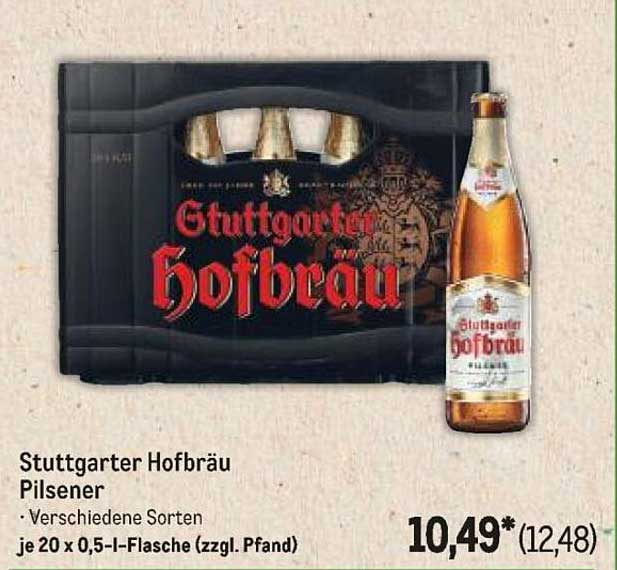 Stuttgarter Hofbräu Pilsener - Verschiedene Sorten