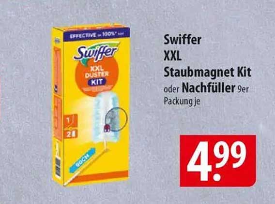 Swiffer XXL Staubmagnet Kit oder Nachfüller 9er Packung