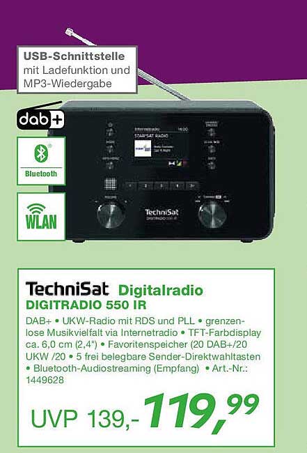 TechniSat Digitalradio DIGITRADIO 550 IR