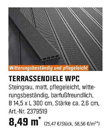 TERRASSENDIELE WPC