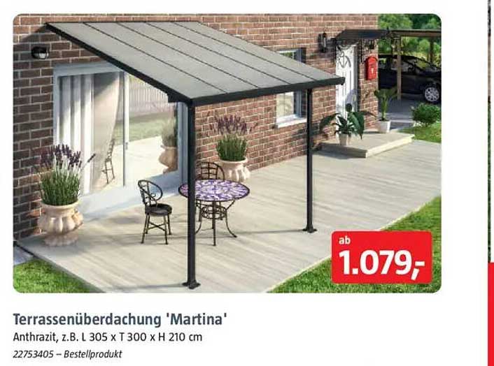 Terrassenüberdachung 'Martina'