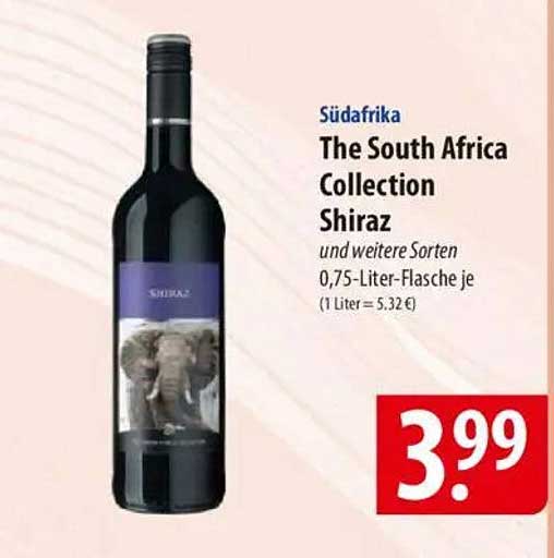 The South Africa Collection Shiraz 0,75-Liter-Flasche