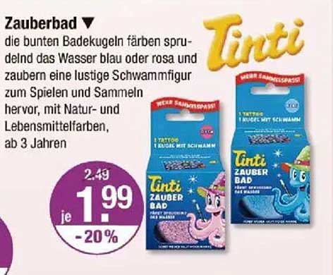 Tinti Zauberbad - Bunte Badekugeln für Kinder