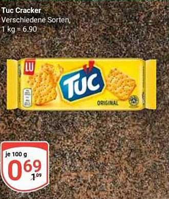 Tuc Cracker - Verschiedene Sorten