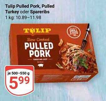 Tulip Pulled Pork, Pulled Turkey oder Spareribs