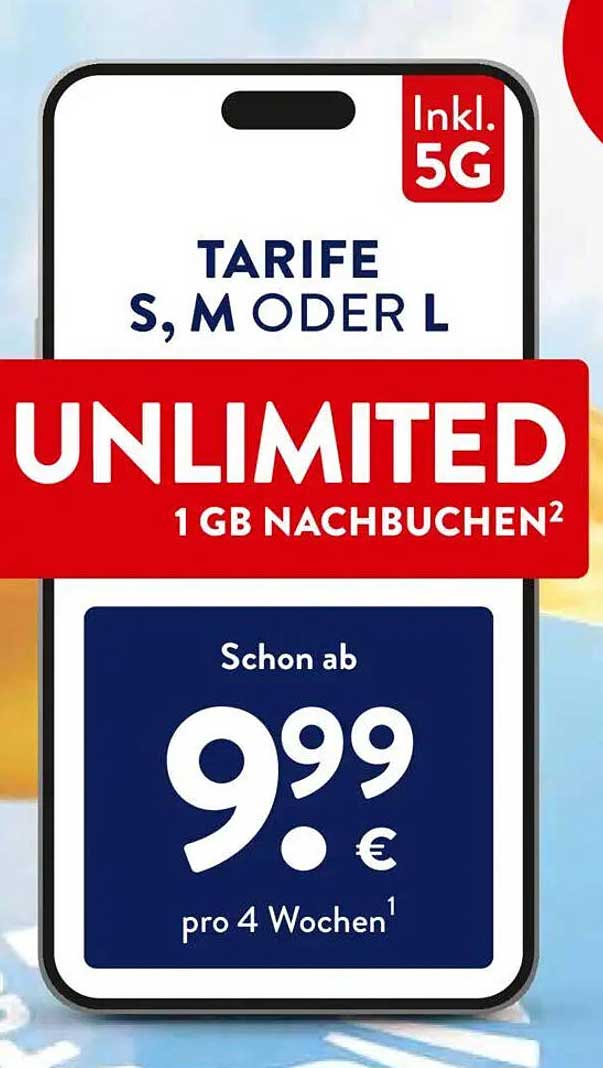 UNLIMITED Tarife S, M oder L – Ihr perfekter Mobilfunktarif