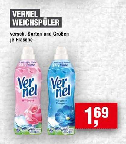 VERNEL WEICHSPLÜLER - verschiedene Sorten und Größen je Flasche