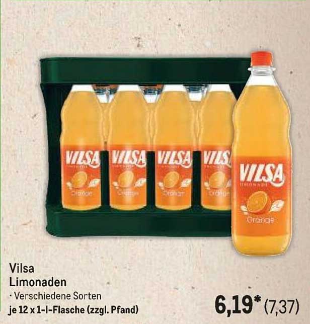 Vilsa Limonaden - Verschiedene Sorten