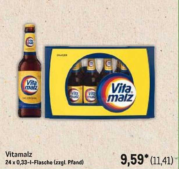 Vitamalz 24 x 0,33-l-Flasche (zzgl. Pfand)